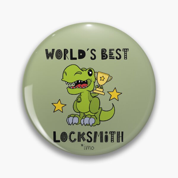 Item preview, Locksmith, Locksmithing, Metalworking, Worlds Best, Funny, Humor, Dinosaur, T Rex, Tyrannosaurus, Animal, World Greatest, Dino designed and sold by iHeartDinosaurs.