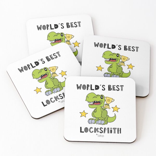Item preview, Locksmith, Locksmithing, Metalworking, Worlds Best, Funny, Humor, Dinosaur, T Rex, Tyrannosaurus, Animal, World Greatest, Dino designed and sold by iHeartDinosaurs.