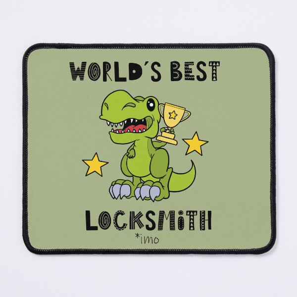 Item preview, Locksmith, Locksmithing, Metalworking, Worlds Best, Funny, Humor, Dinosaur, T Rex, Tyrannosaurus, Animal, World Greatest, Dino designed and sold by iHeartDinosaurs.