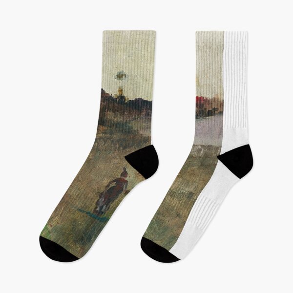 Item preview,  Landscape with two small figures -  Charles Conder designed and sold by Vintage Designs +.