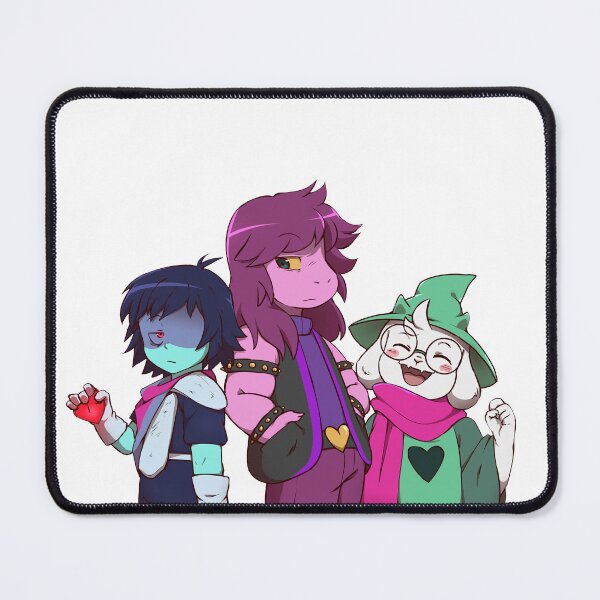 Item preview, Deltarune - Kris, Susie and Ralsei! designed and sold by Rayium.