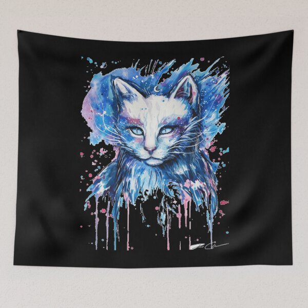 Item preview, Cats Drawing Painting Art, Cat, multicolored cat painting, Classic . designed and sold by sekqfzeranb.