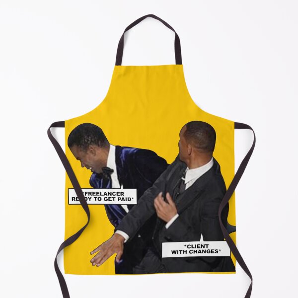 Item preview, MEME "Freelancer ready to get paid" (Will punches Chris - 2022) designed and sold by frikybomb.