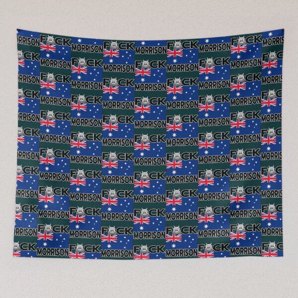 Item preview, FREEDOM RALLY AUSTRALIA - TRUCKERS FOR FREEDOM - F-CK MORRISON - AUSTRALIAN FLAG    designed and sold by Jeanetteandsons.