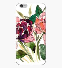Posh peonies iPhone Case