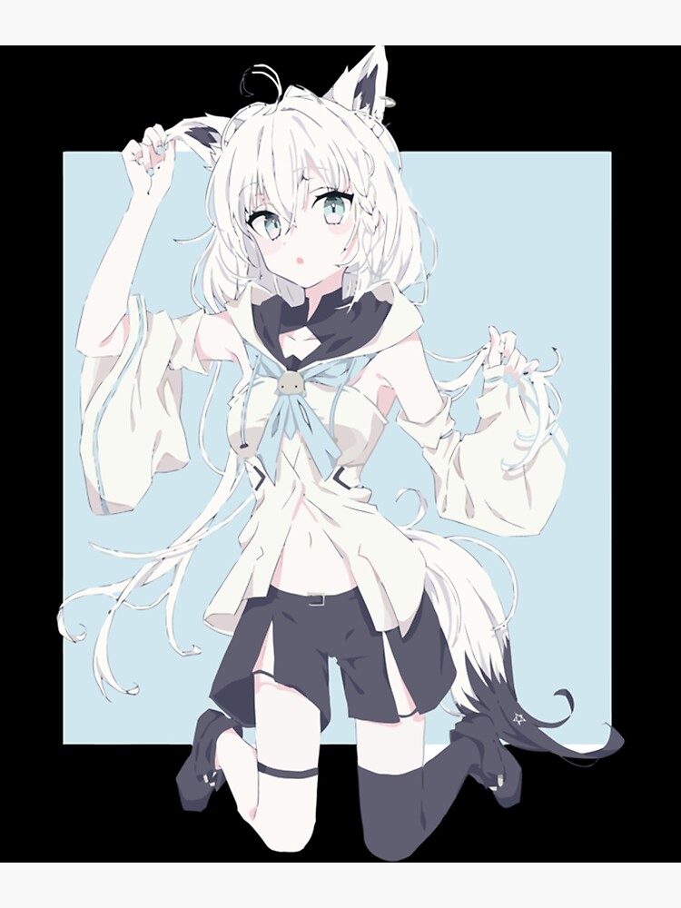 Anime Auto Aufkleber 13x7,9cm - Strike The Blood Neko Girl