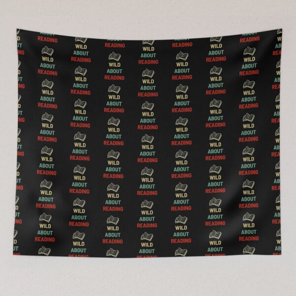 Item preview, Wild About Reading designed and sold by Denti Kanys ⭐⭐⭐⭐⭐.