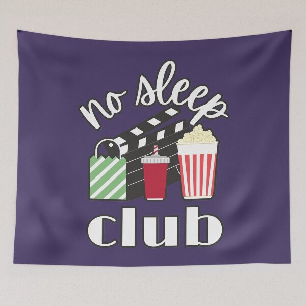 Item preview, Birthday Women Men No Sleep Club Cinema Retro Things   designed and sold by Z0naShirt.