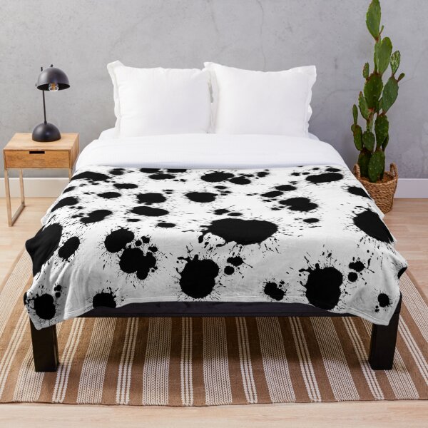 Item preview, Black and white paint splatter designed and sold by Grey-Brunette.