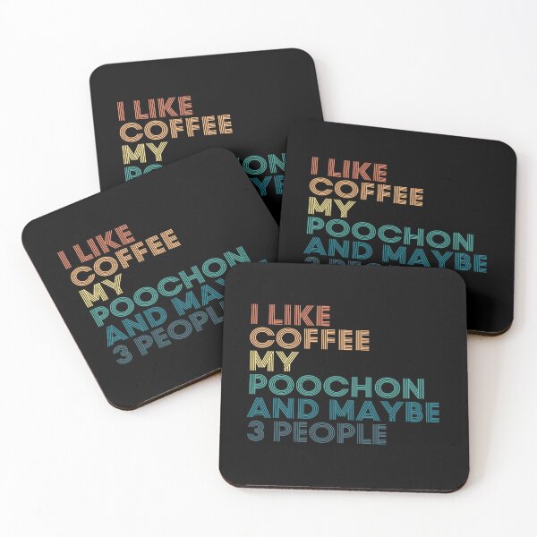 Item preview, I Like Coffee My Poochon And Maybe 3 People designed and sold by kindxinn.