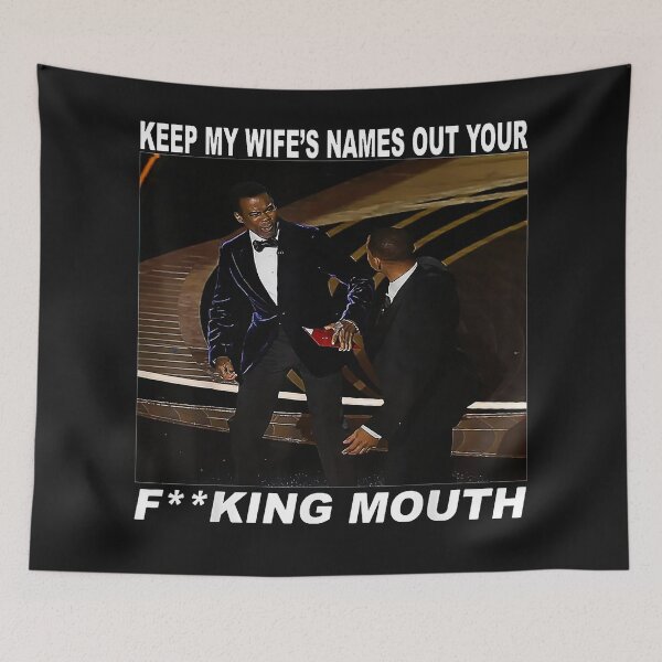 Item preview, Smith Oscar 2022 Keep My Wife's Name Out Of Your F"ing Mouth designed and sold by SEINENGAPPI23.