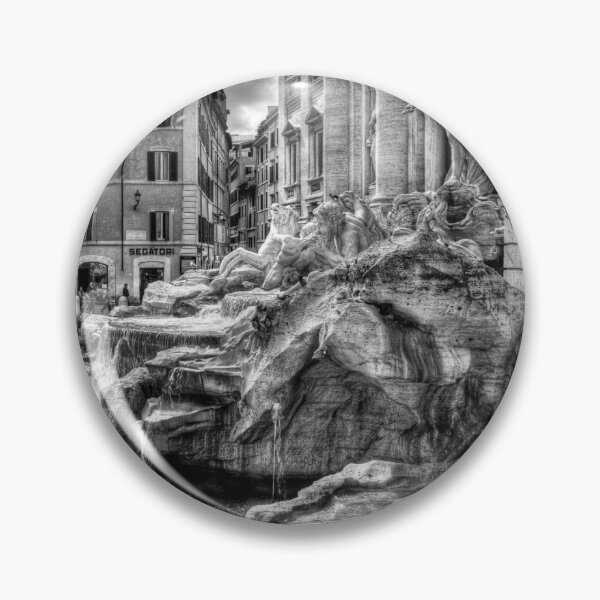 Item preview, Trevi Fountain Crowd, Black And White designed and sold by Paul Thompson Photography.