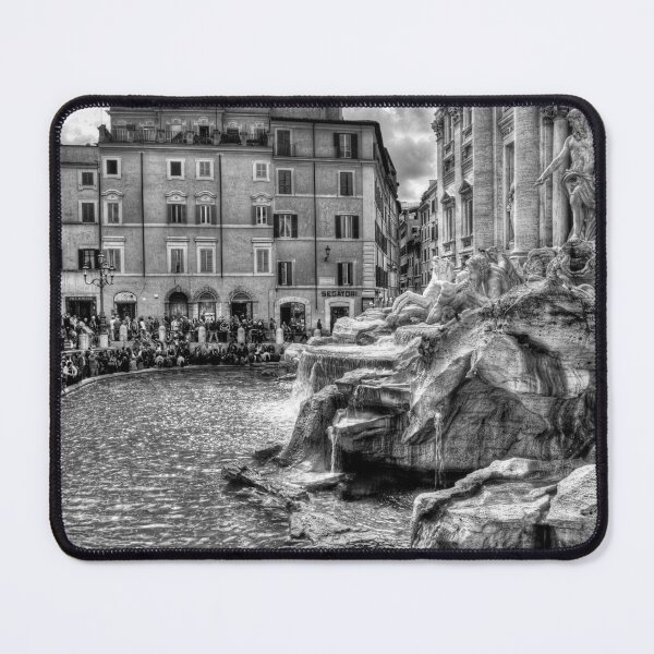 Item preview, Trevi Fountain Crowd, Black And White designed and sold by Paul Thompson Photography.