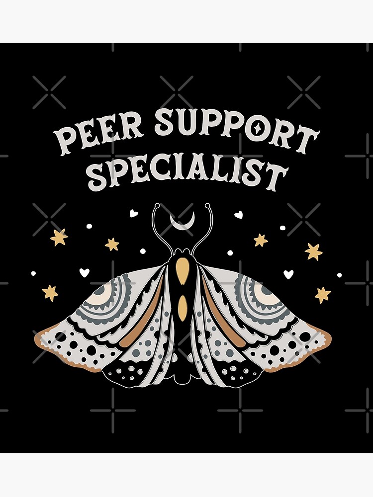 peer-support-specialist-boho-butterfly-design-poster-for-sale-by