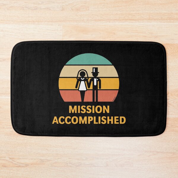 Item preview, Mission Accomplished (Wedding / Marriage / Sunset / 5C) designed and sold by MrFaulbaum.