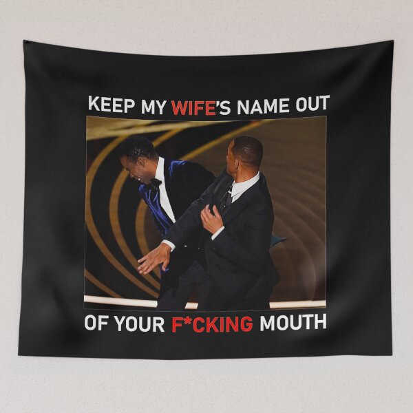 Item preview, Smith Oscar 2022 Keep My Wife's Name Out Of Your F"ing Mouth designed and sold by SEINENGAPPI23.