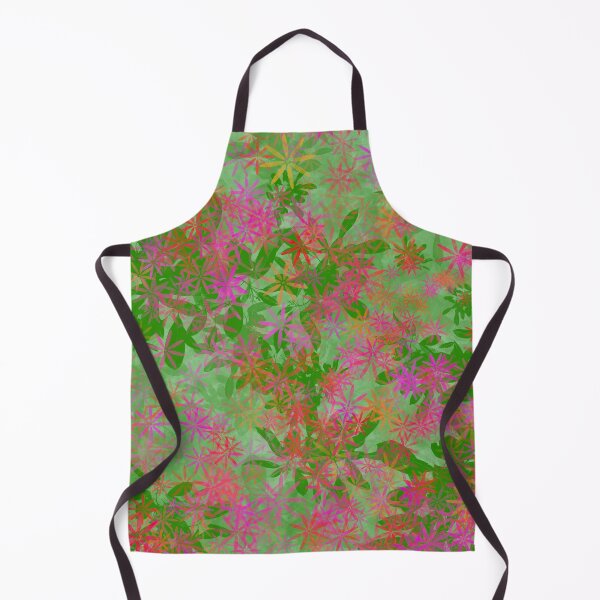 Item preview, Green and pink floral print designed and sold by Grey-Brunette.