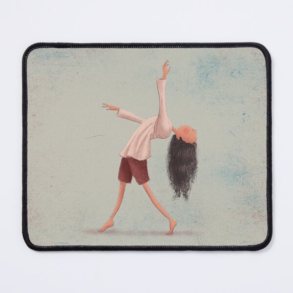 Item preview, Whimsical Woman Stretching her Head Backwards designed and sold by haximica.