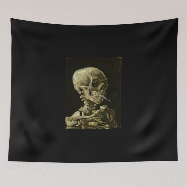 Item preview, Esqueleto humeante - Serie de arte oscuro designed and sold by MoonMausoleum.