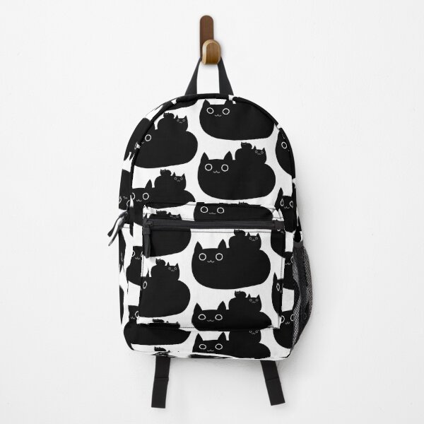 Item preview, Cute Stacked Black Cats Illustration designed and sold by wenjunior.