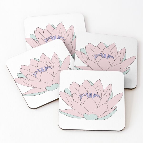 Item preview, water lily pink designed and sold by SketchZeit.