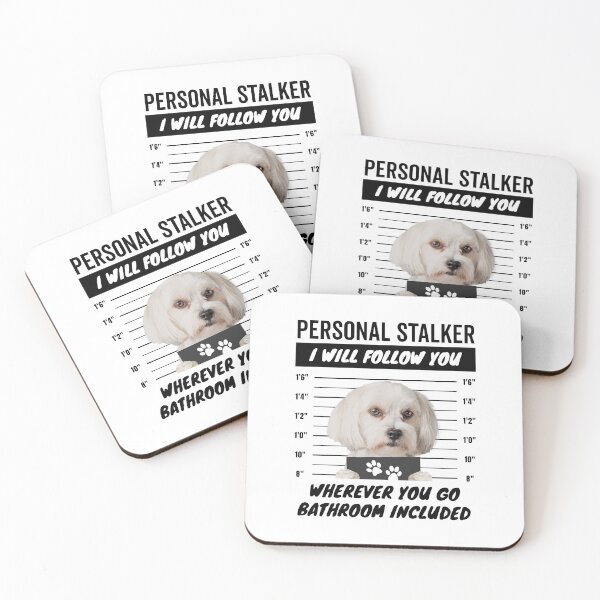 Item preview, Personal Stalker Dog – Morkie designed and sold by More Cute Dogs.