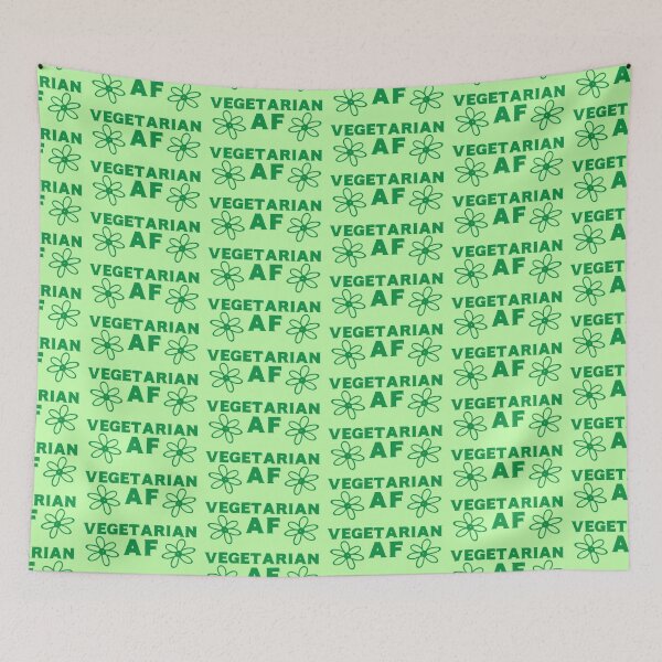 Item preview, Vegetarian AF designed and sold by jazzydevil.