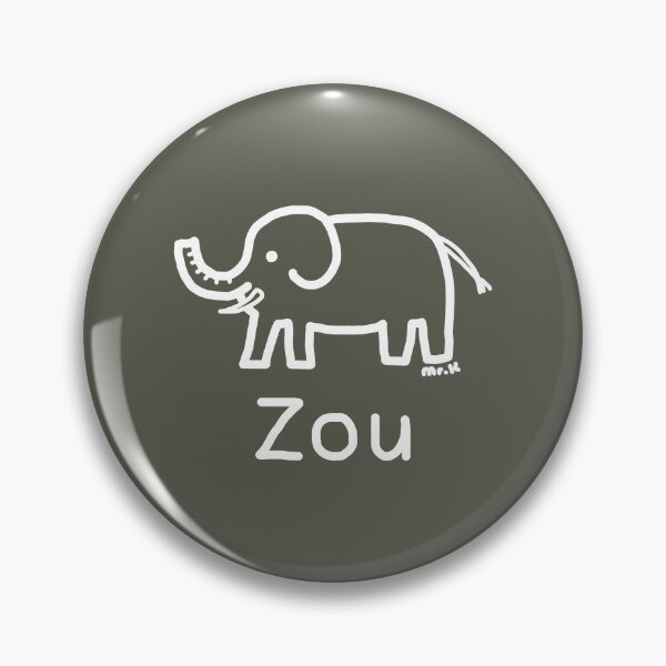 Item preview, Zou (Elephant) Japanese design in white designed and sold by MrKShirts.