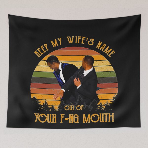 Item preview, Smith Oscar 2022 Keep My Wife's Name Out Of Your F"ing Mouth designed and sold by SEINENGAPPI23.