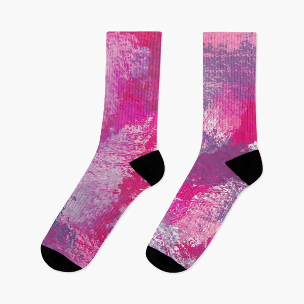 Item preview, Pink, white and blue paint effect print designed and sold by Grey-Brunette.