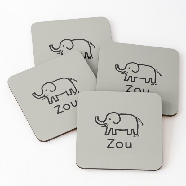 Item preview, Zou (Elephant) Japanese design in black designed and sold by MrKShirts.