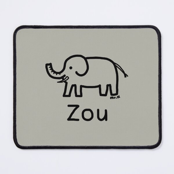 Item preview, Zou (Elephant) Japanese design in black designed and sold by MrKShirts.