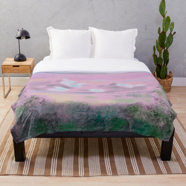 Item preview, Painterly effect landscape print designed and sold by Grey-Brunette.