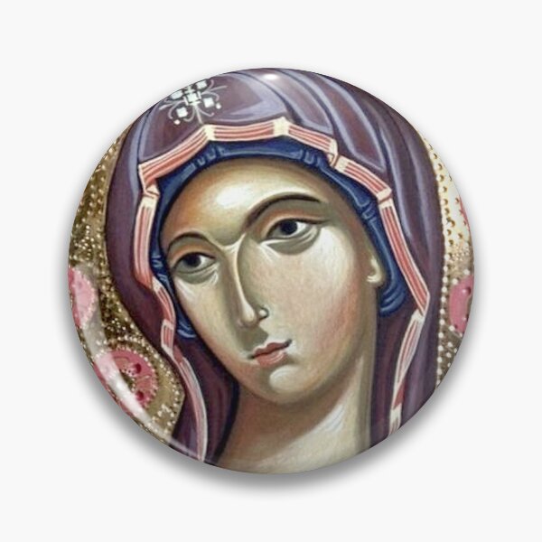 Item preview, Gilded (Rose) Mary, by Olga Bileski designed and sold by ikon-olga.