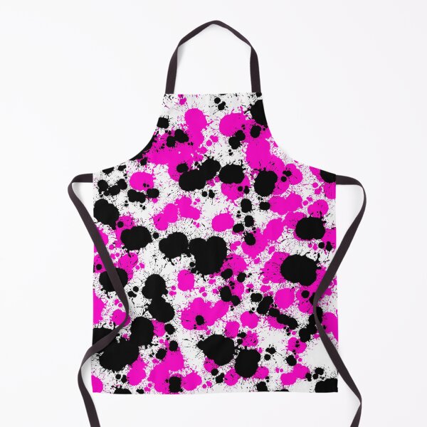Item preview, Pink and black paint spatter effect print designed and sold by Grey-Brunette.