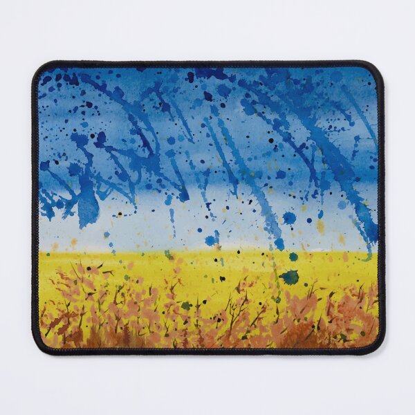 Item preview, Ukraine Abstract Watercolor Design  designed and sold by ElenkaArts.