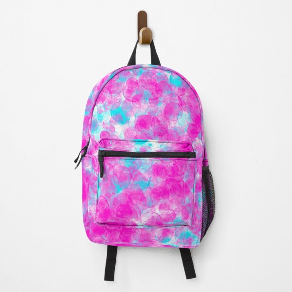 Item preview, Pink and blue bubble print designed and sold by Grey-Brunette.