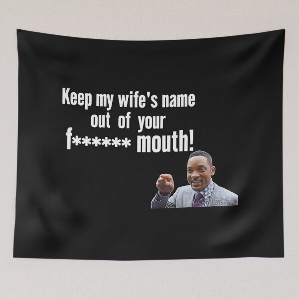 Item preview, Smith Oscar 2022 Keep My Wife's Name Out Of Your F"ing Mouth designed and sold by SEINENGAPPI23.