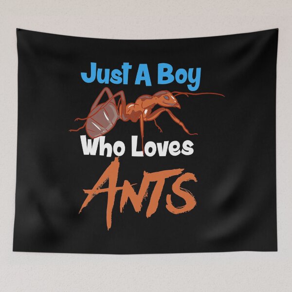Item preview, Just A Boy Who Loves Ants designed and sold by levintere.