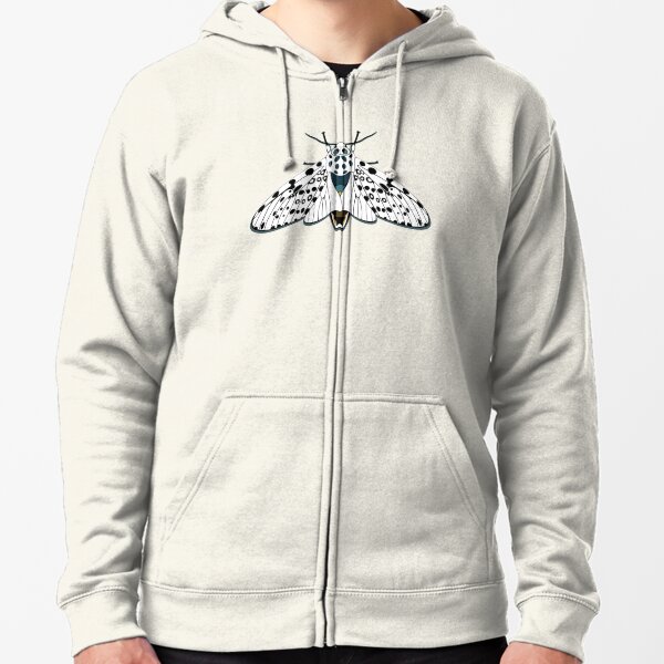 White Leopard T-Shirt Hooded with A Pocket Rope Hat Customization Fashion Novelty 3D Mens