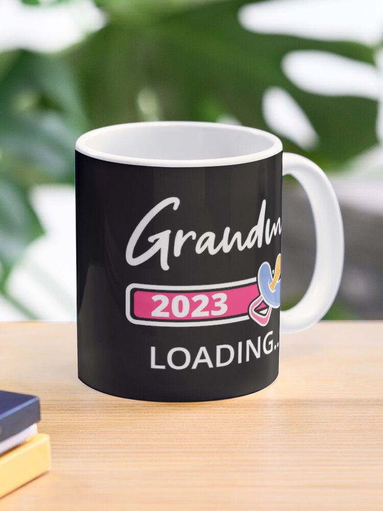 New Grandma Est 2023 Floral 40 oz Tumbler with Handle