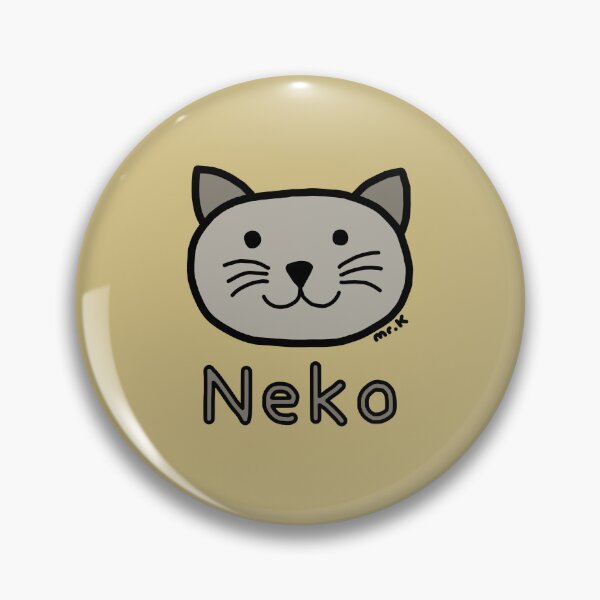Item preview, Neko (Cat) Japanese design in color designed and sold by MrKShirts.