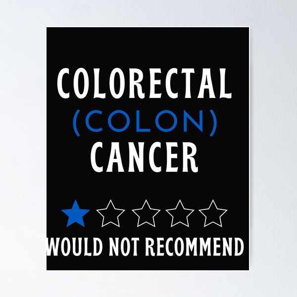 Item preview, Colon Cancer Awareness - Support Squad - would not Recommend One Star Rating designed and sold by Aissa6900.