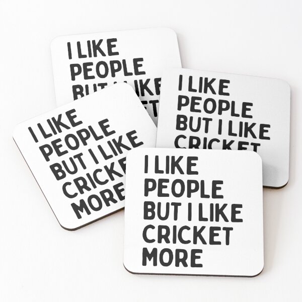 Item preview, I like people BUT I like cricket more designed and sold by TheGreenGoat.