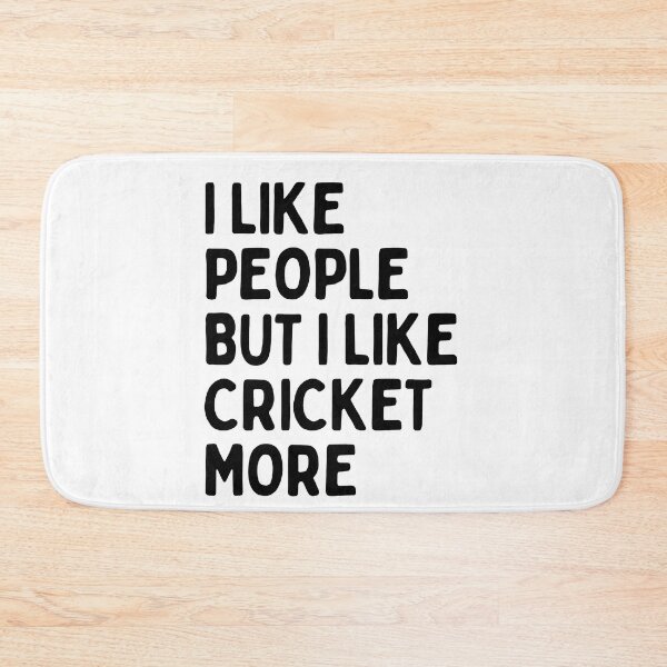 Item preview, I like people BUT I like cricket more designed and sold by TheGreenGoat.