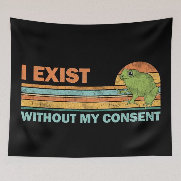 Item preview, I exist without my consent designed and sold by ValentinaHramov.