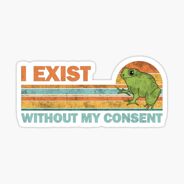 Item preview, I exist without my consent designed and sold by ValentinaHramov.