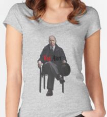 Raymond 'Red' Reddington - Red Alert Print Women's Fitted Scoop T-Shirt
