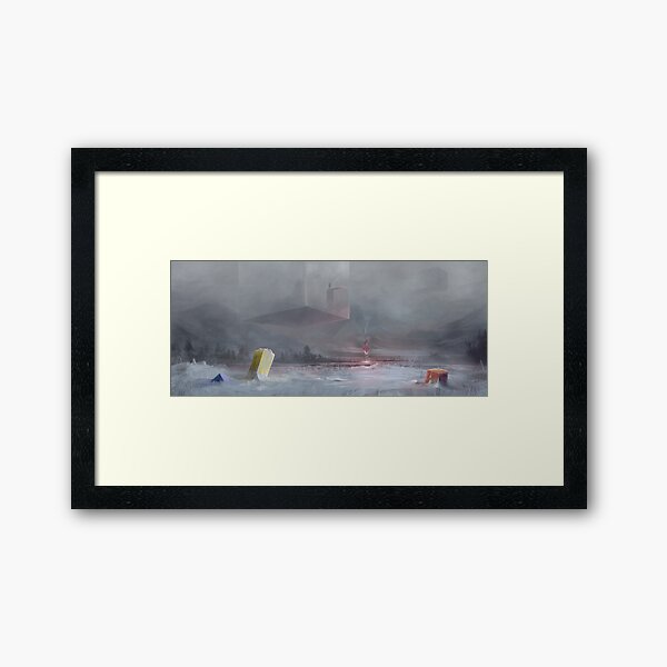 Tough Time for Colors Framed Art Print