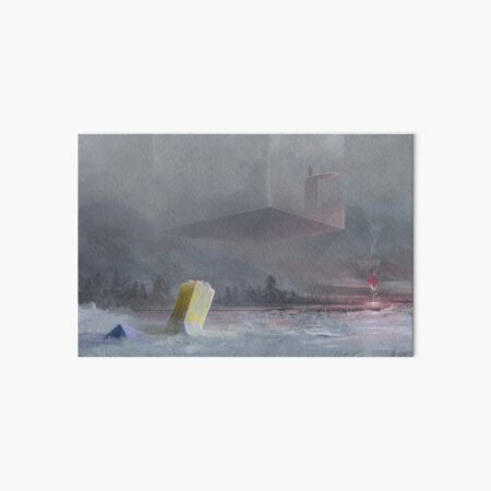 Tough Time for Colors Art Board Print